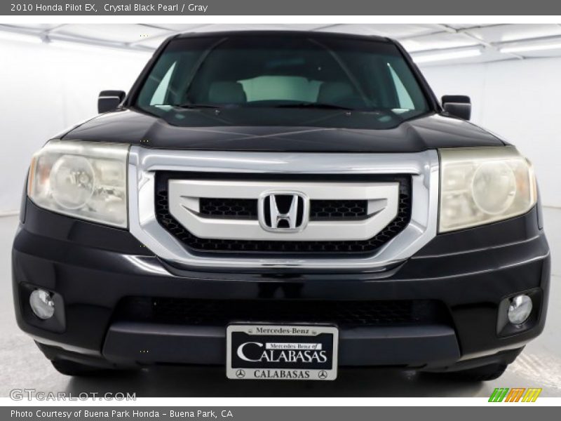 Crystal Black Pearl / Gray 2010 Honda Pilot EX
