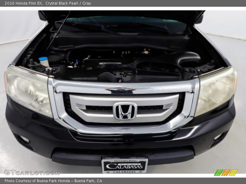 Crystal Black Pearl / Gray 2010 Honda Pilot EX