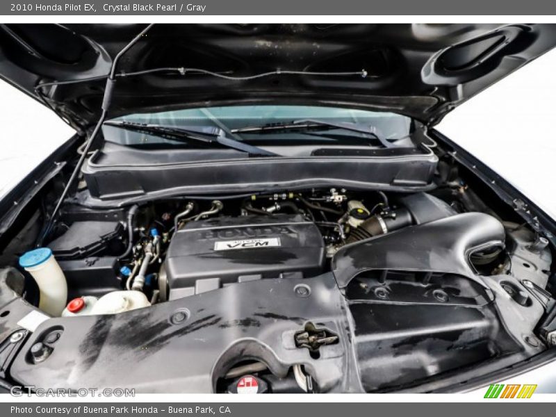 Crystal Black Pearl / Gray 2010 Honda Pilot EX