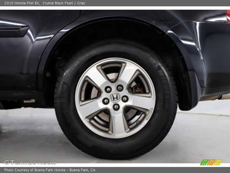 Crystal Black Pearl / Gray 2010 Honda Pilot EX