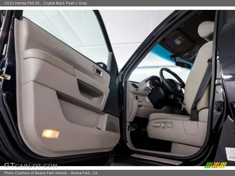 Crystal Black Pearl / Gray 2010 Honda Pilot EX