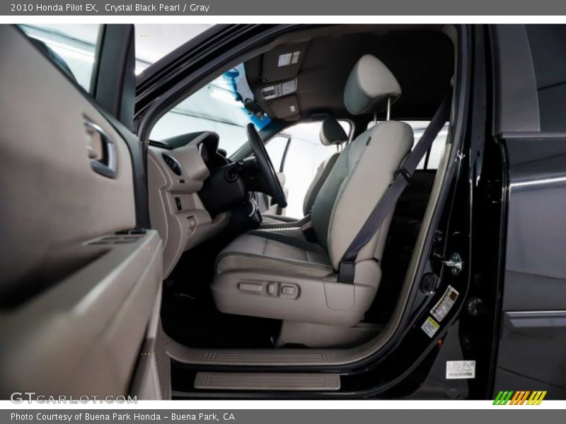 Crystal Black Pearl / Gray 2010 Honda Pilot EX