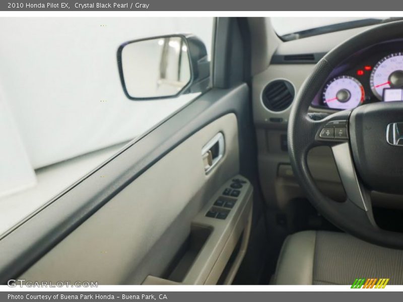Crystal Black Pearl / Gray 2010 Honda Pilot EX