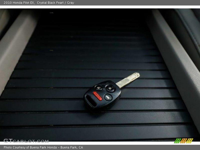 Crystal Black Pearl / Gray 2010 Honda Pilot EX