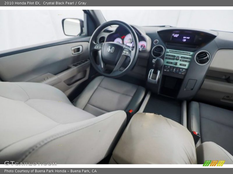 Crystal Black Pearl / Gray 2010 Honda Pilot EX