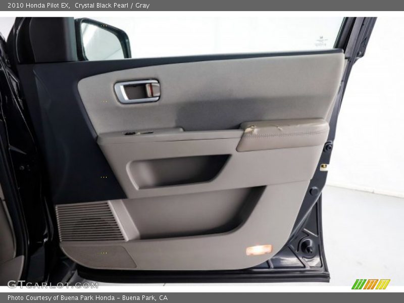 Crystal Black Pearl / Gray 2010 Honda Pilot EX