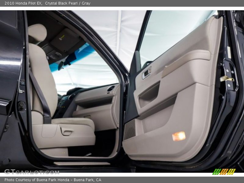 Crystal Black Pearl / Gray 2010 Honda Pilot EX