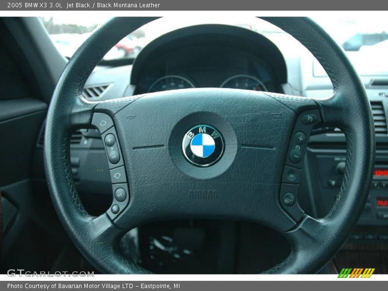 Jet Black / Black Montana Leather 2005 BMW X3 3.0i