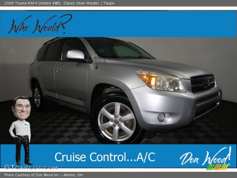 Classic Silver Metallic / Taupe 2006 Toyota RAV4 Limited 4WD