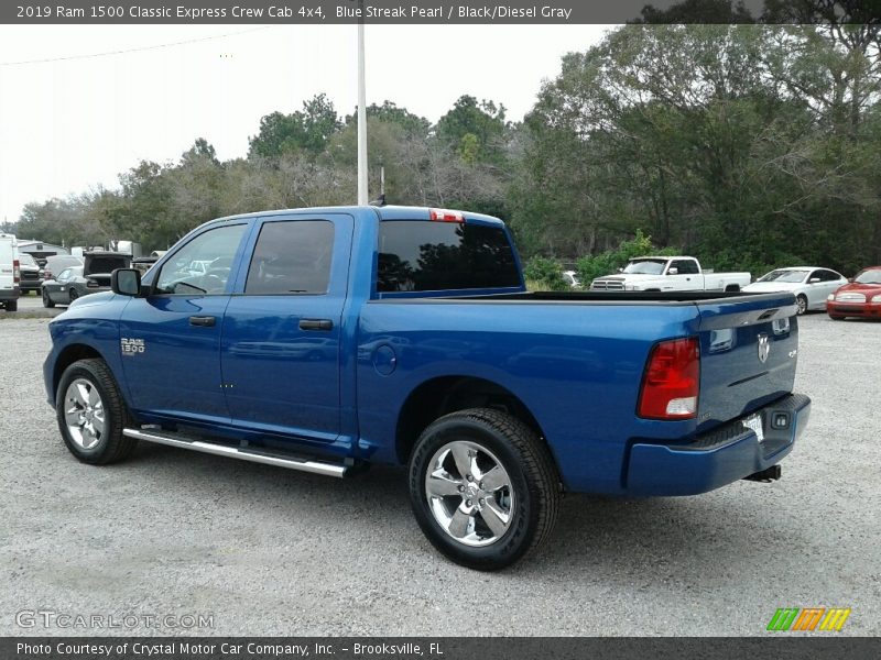 Blue Streak Pearl / Black/Diesel Gray 2019 Ram 1500 Classic Express Crew Cab 4x4