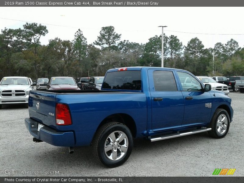 Blue Streak Pearl / Black/Diesel Gray 2019 Ram 1500 Classic Express Crew Cab 4x4