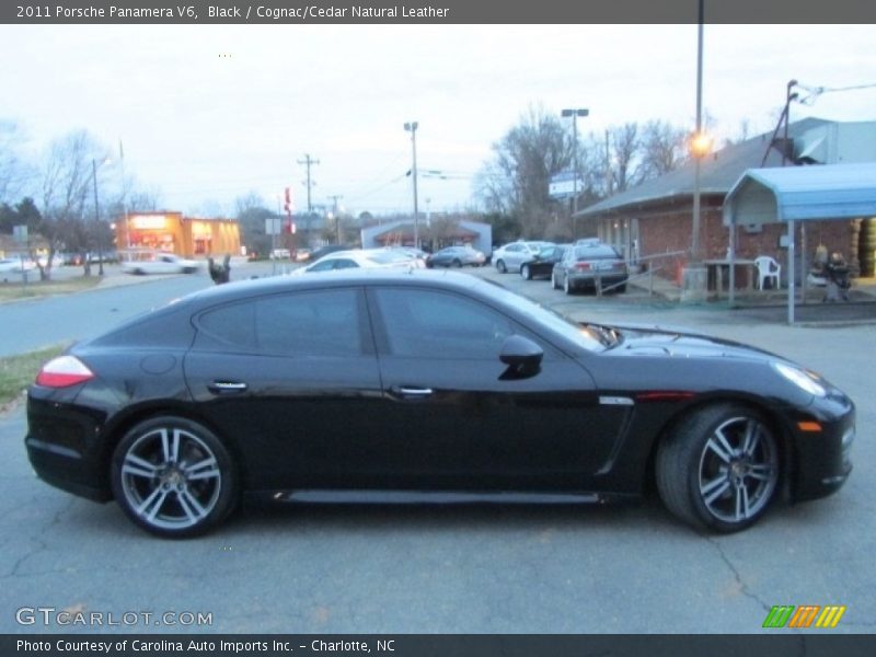 Black / Cognac/Cedar Natural Leather 2011 Porsche Panamera V6