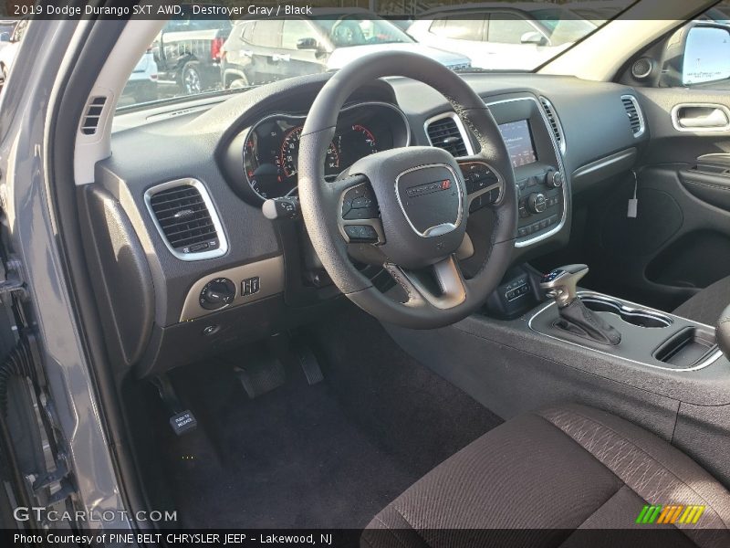 Destroyer Gray / Black 2019 Dodge Durango SXT AWD