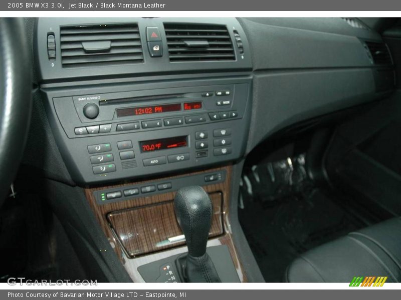 Jet Black / Black Montana Leather 2005 BMW X3 3.0i