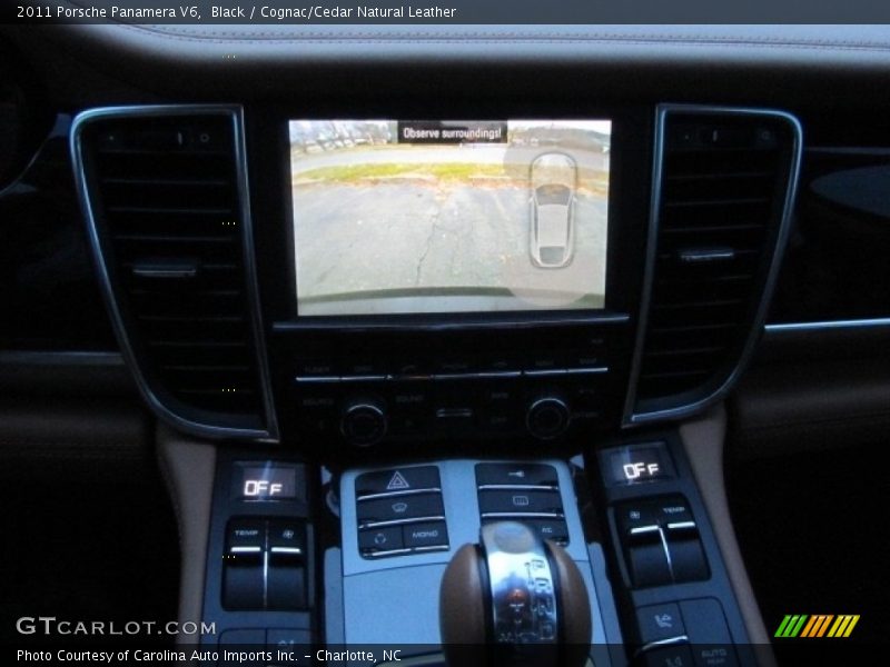 Black / Cognac/Cedar Natural Leather 2011 Porsche Panamera V6
