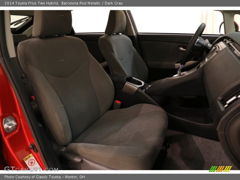 Barcelona Red Metallic / Dark Gray 2014 Toyota Prius Two Hybrid