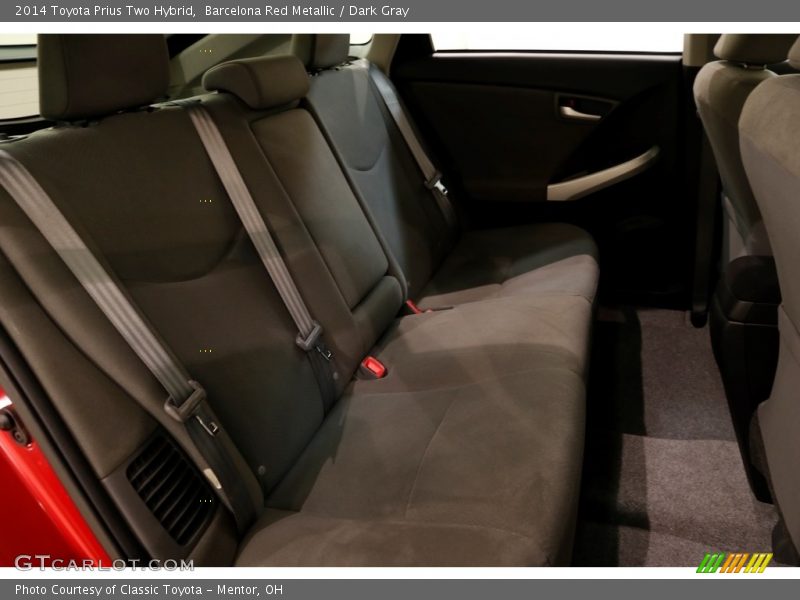 Barcelona Red Metallic / Dark Gray 2014 Toyota Prius Two Hybrid