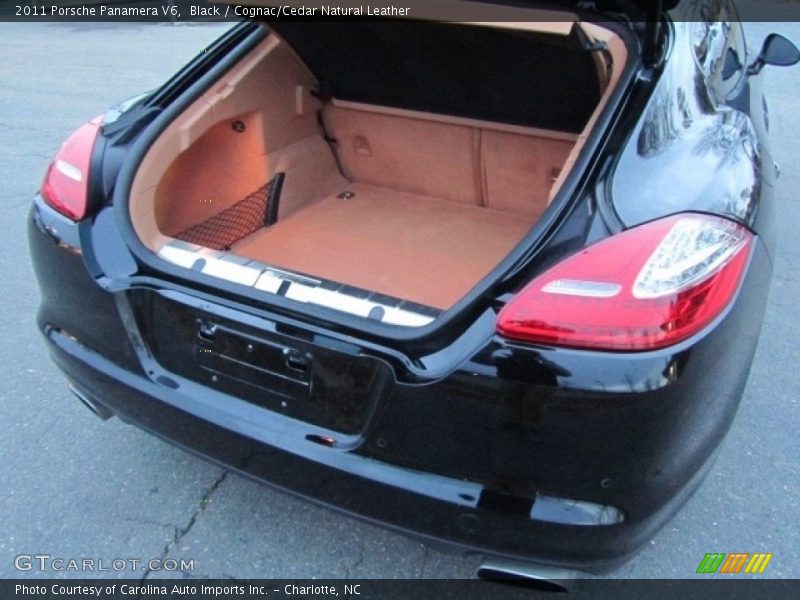 Black / Cognac/Cedar Natural Leather 2011 Porsche Panamera V6