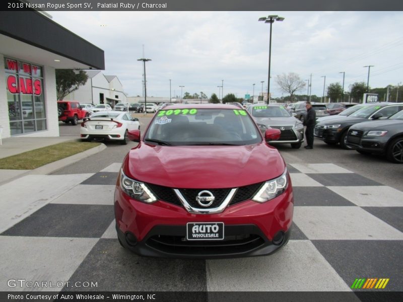 Palatial Ruby / Charcoal 2018 Nissan Rogue Sport SV