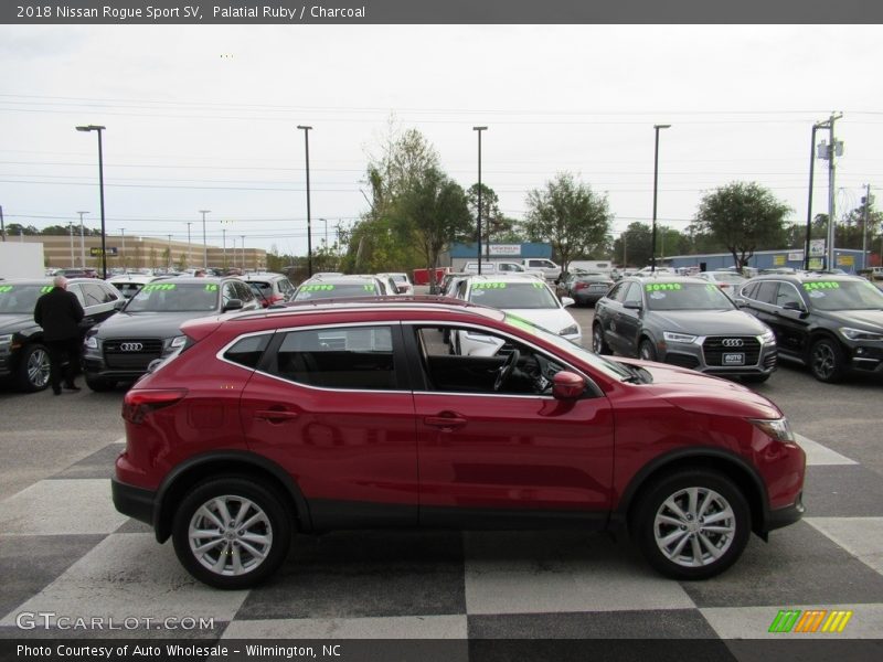 Palatial Ruby / Charcoal 2018 Nissan Rogue Sport SV