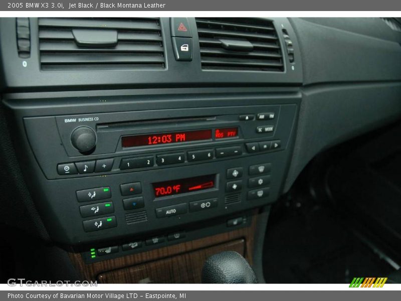 Jet Black / Black Montana Leather 2005 BMW X3 3.0i