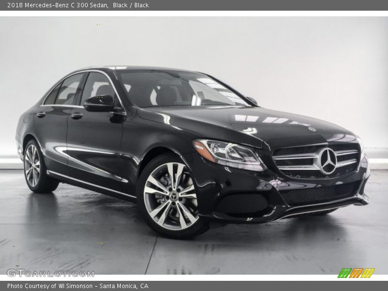 Black / Black 2018 Mercedes-Benz C 300 Sedan