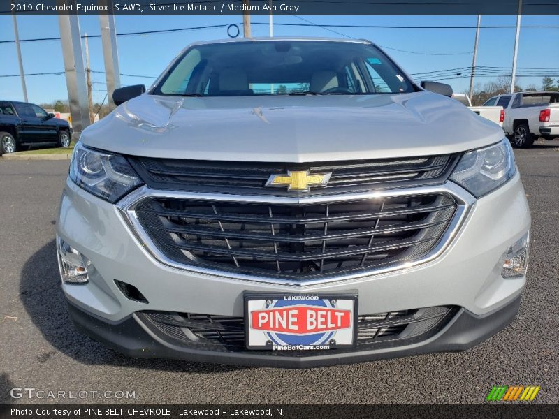 Silver Ice Metallic / Medium Ash Gray 2019 Chevrolet Equinox LS AWD