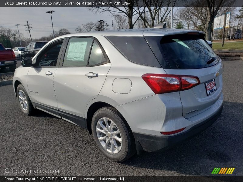 Silver Ice Metallic / Medium Ash Gray 2019 Chevrolet Equinox LS AWD