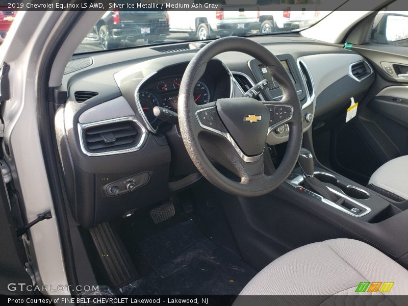 Silver Ice Metallic / Medium Ash Gray 2019 Chevrolet Equinox LS AWD