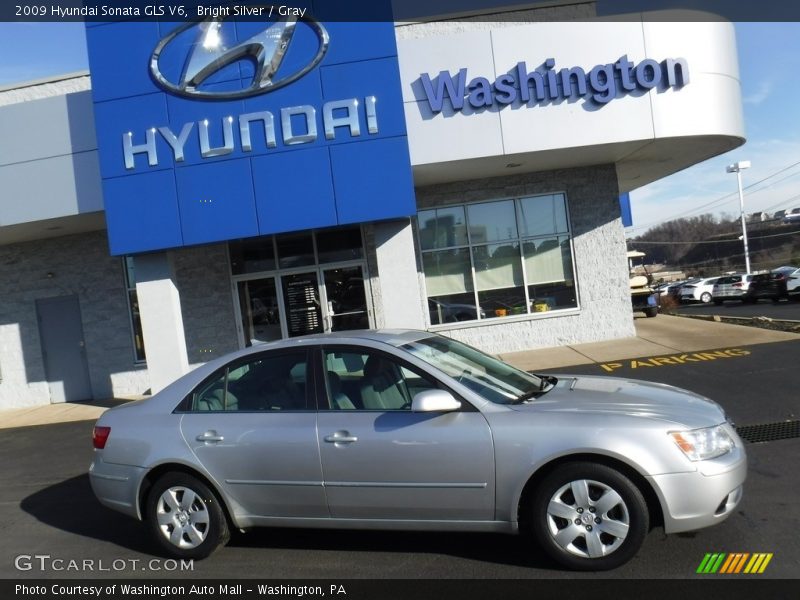Bright Silver / Gray 2009 Hyundai Sonata GLS V6