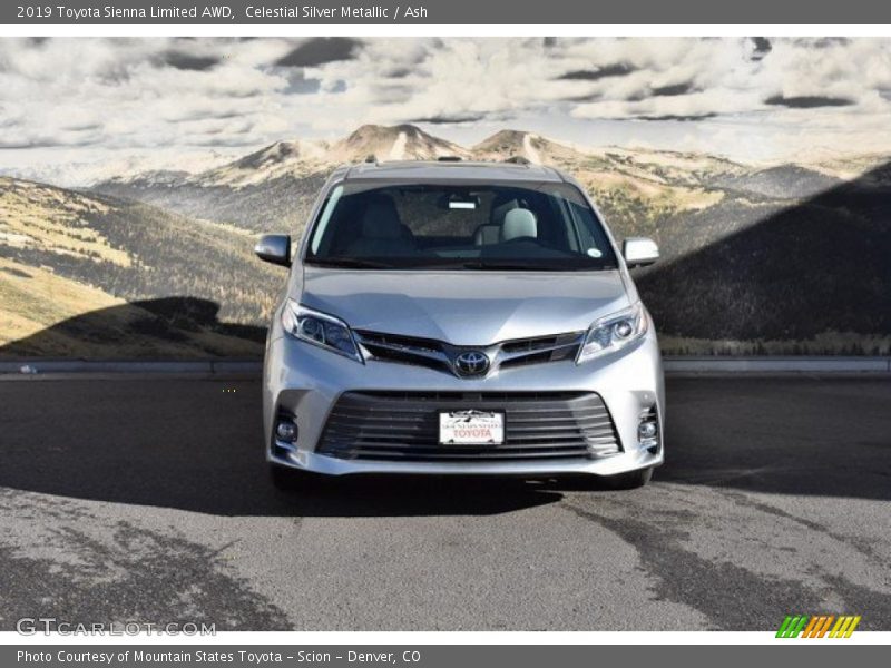 Celestial Silver Metallic / Ash 2019 Toyota Sienna Limited AWD