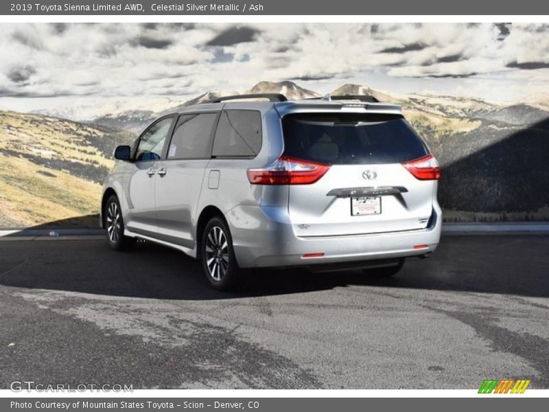 Celestial Silver Metallic / Ash 2019 Toyota Sienna Limited AWD