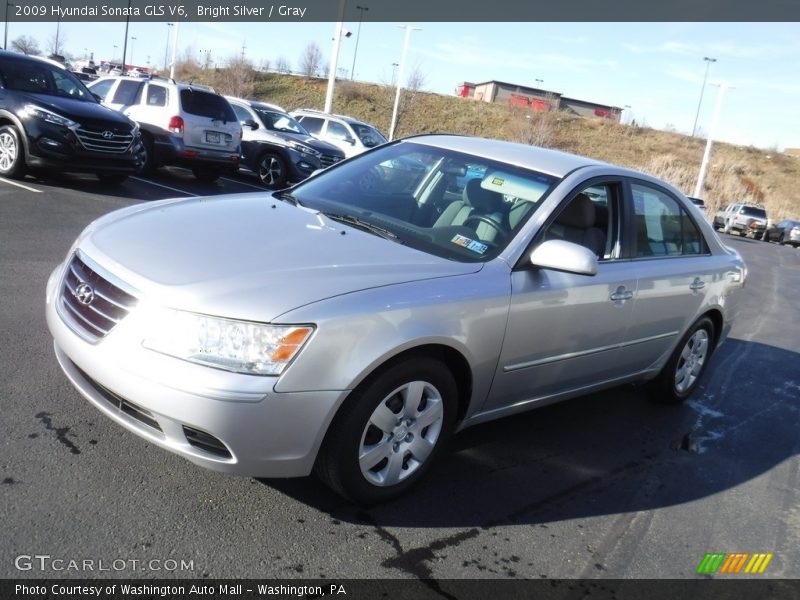Bright Silver / Gray 2009 Hyundai Sonata GLS V6