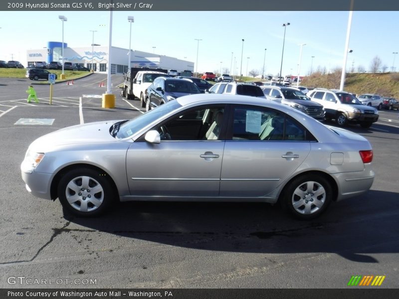 Bright Silver / Gray 2009 Hyundai Sonata GLS V6