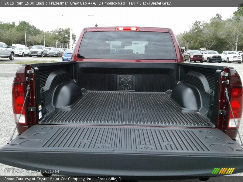 Delmonico Red Pearl / Black/Diesel Gray 2019 Ram 1500 Classic Tradesman Crew Cab 4x4