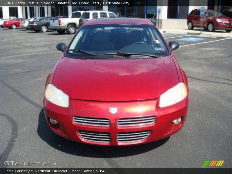 Inferno Red Tinted Pearl / Dark Slate Gray 2001 Dodge Stratus ES Sedan