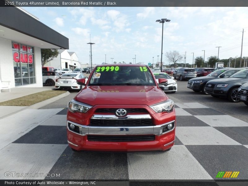 Barcelona Red Metallic / Black 2015 Toyota 4Runner Limited
