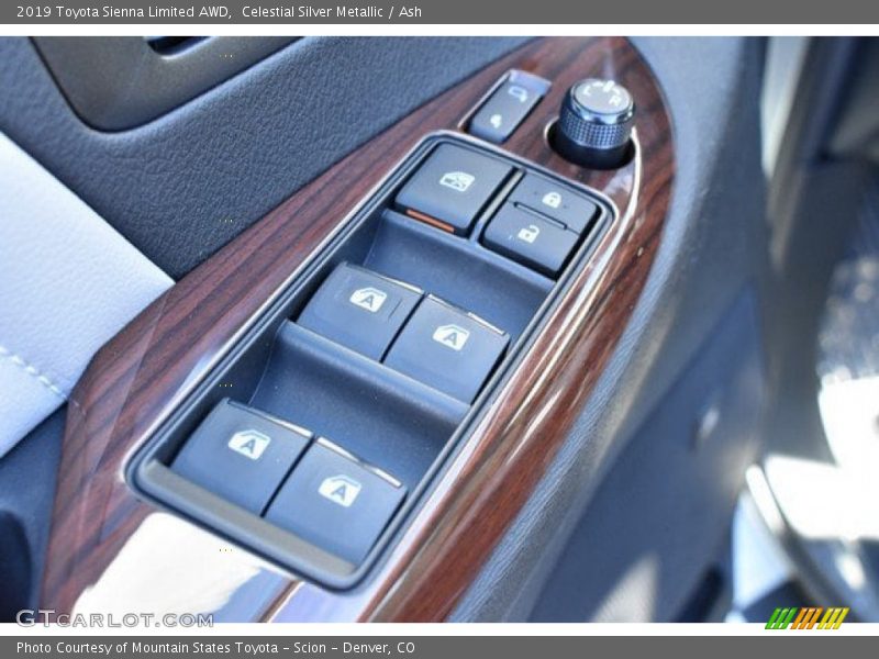 Celestial Silver Metallic / Ash 2019 Toyota Sienna Limited AWD