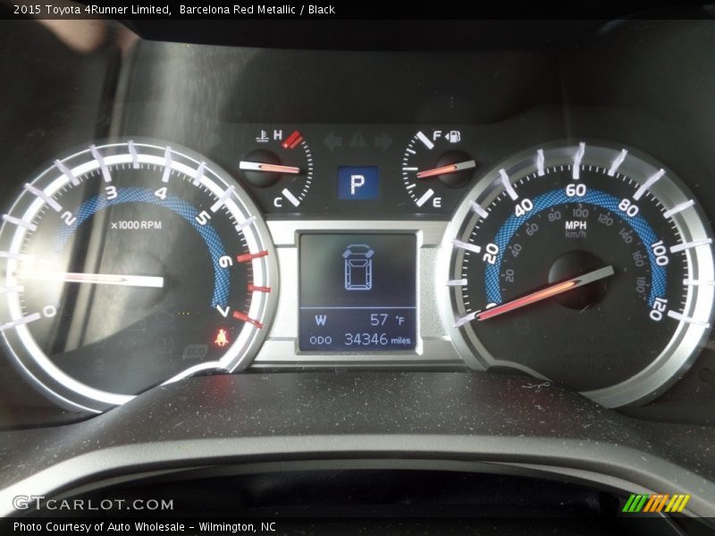 Barcelona Red Metallic / Black 2015 Toyota 4Runner Limited