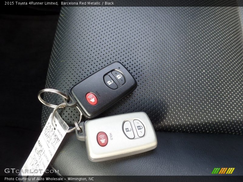 Barcelona Red Metallic / Black 2015 Toyota 4Runner Limited