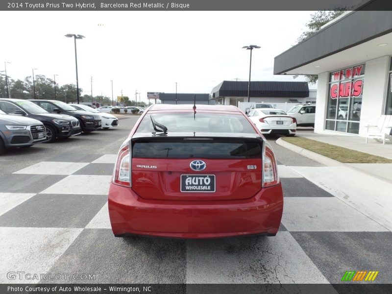 Barcelona Red Metallic / Bisque 2014 Toyota Prius Two Hybrid