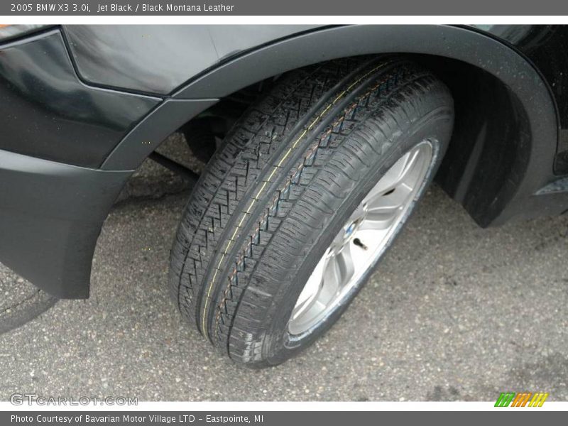 Jet Black / Black Montana Leather 2005 BMW X3 3.0i