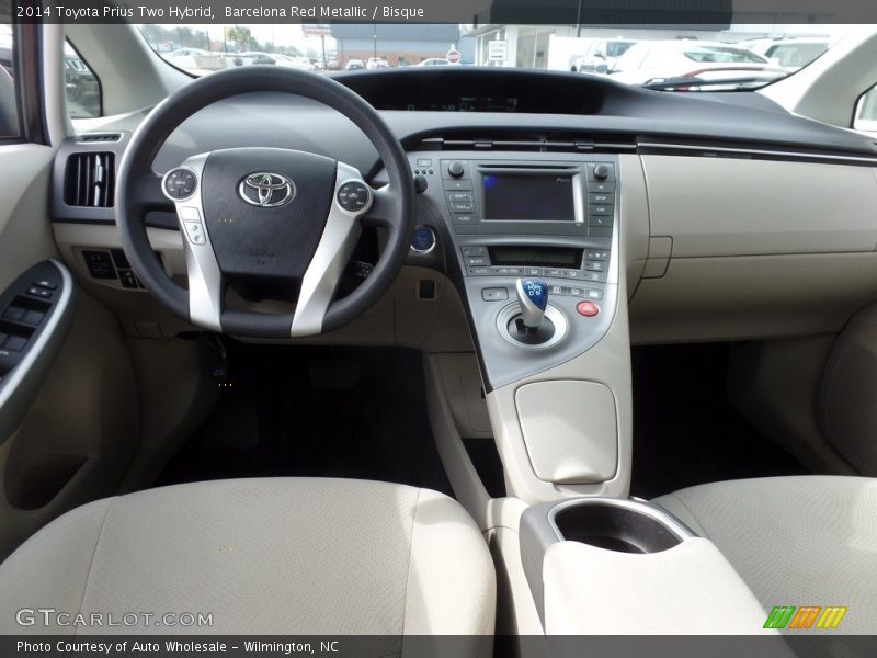 Barcelona Red Metallic / Bisque 2014 Toyota Prius Two Hybrid