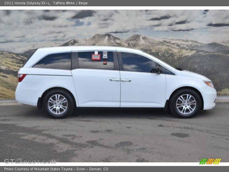 Taffeta White / Beige 2011 Honda Odyssey EX-L