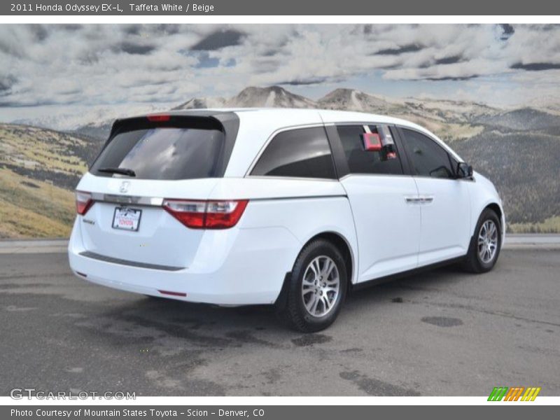 Taffeta White / Beige 2011 Honda Odyssey EX-L