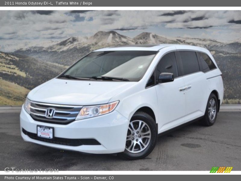 Taffeta White / Beige 2011 Honda Odyssey EX-L