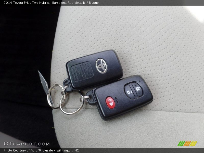 Barcelona Red Metallic / Bisque 2014 Toyota Prius Two Hybrid