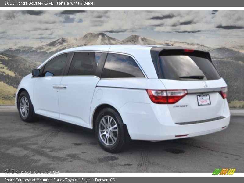 Taffeta White / Beige 2011 Honda Odyssey EX-L