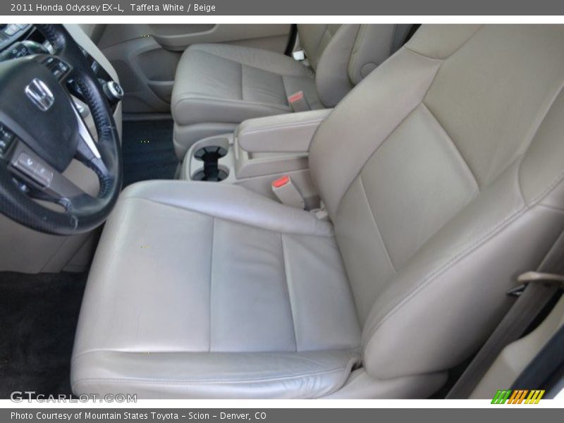 Taffeta White / Beige 2011 Honda Odyssey EX-L