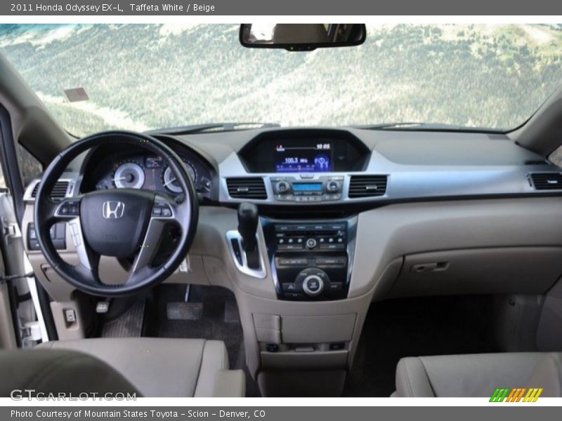 Taffeta White / Beige 2011 Honda Odyssey EX-L